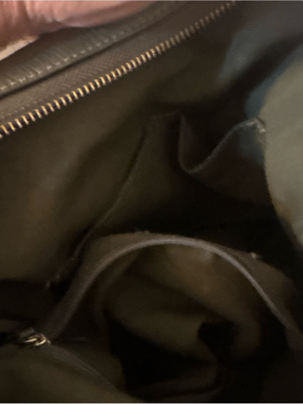 Coach Olive Green Pebbled Leather Crossbody with Gold Logo - Picture 9 of 11